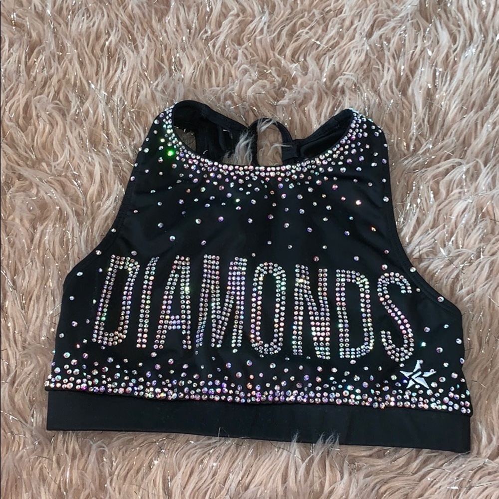 SUPER CUTE diamonds allstars sports bra